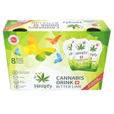 Hempfy Bitter Lime drink, 200 ml, box of 8 sachets