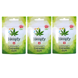 Hempfy chewing gum, 3 pouches